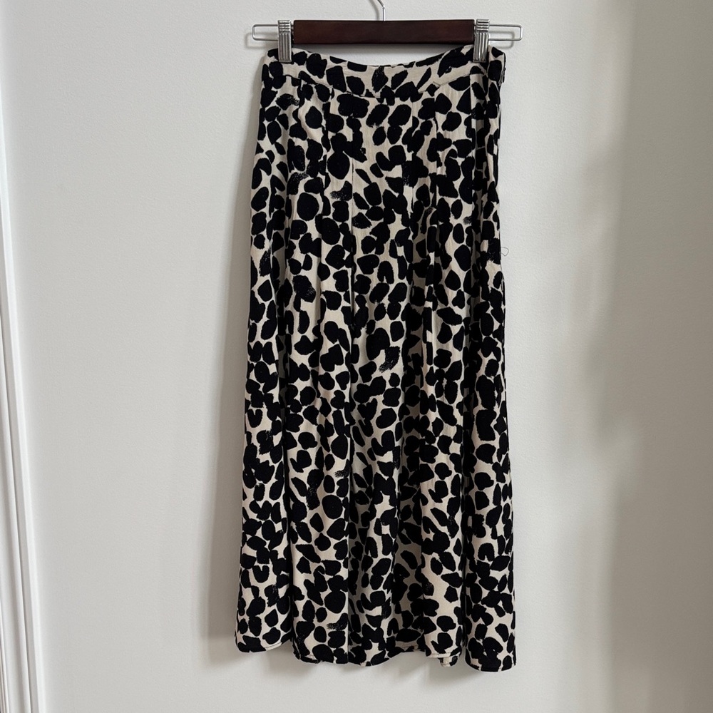 H&M Print Midi Skirt Size 4